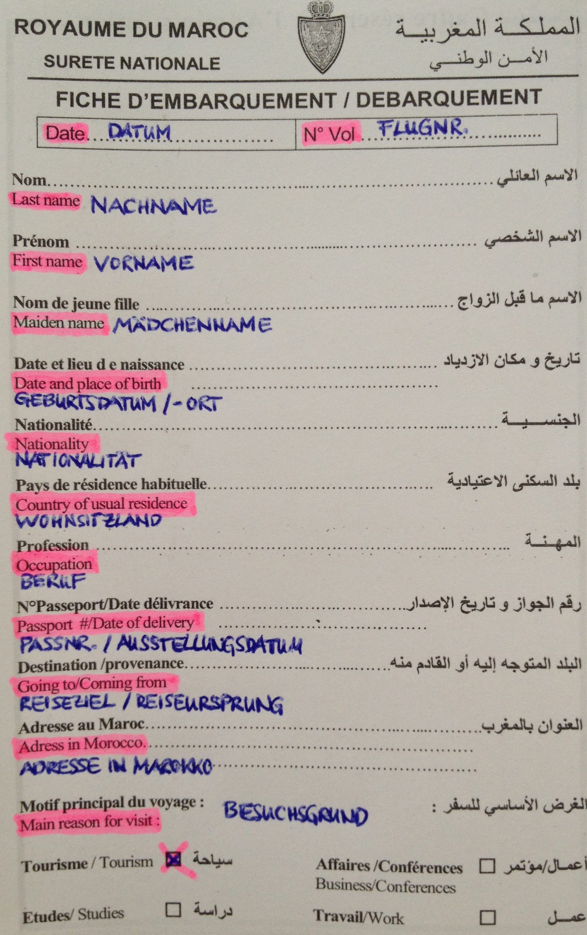 Marokkanische Namen