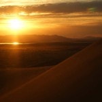 Golden sunset behind the desert dunes_Source NOSADE