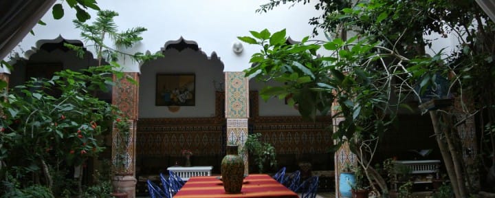 Morocco Riad Traditional Moroccan house with garden_Source NOSADE