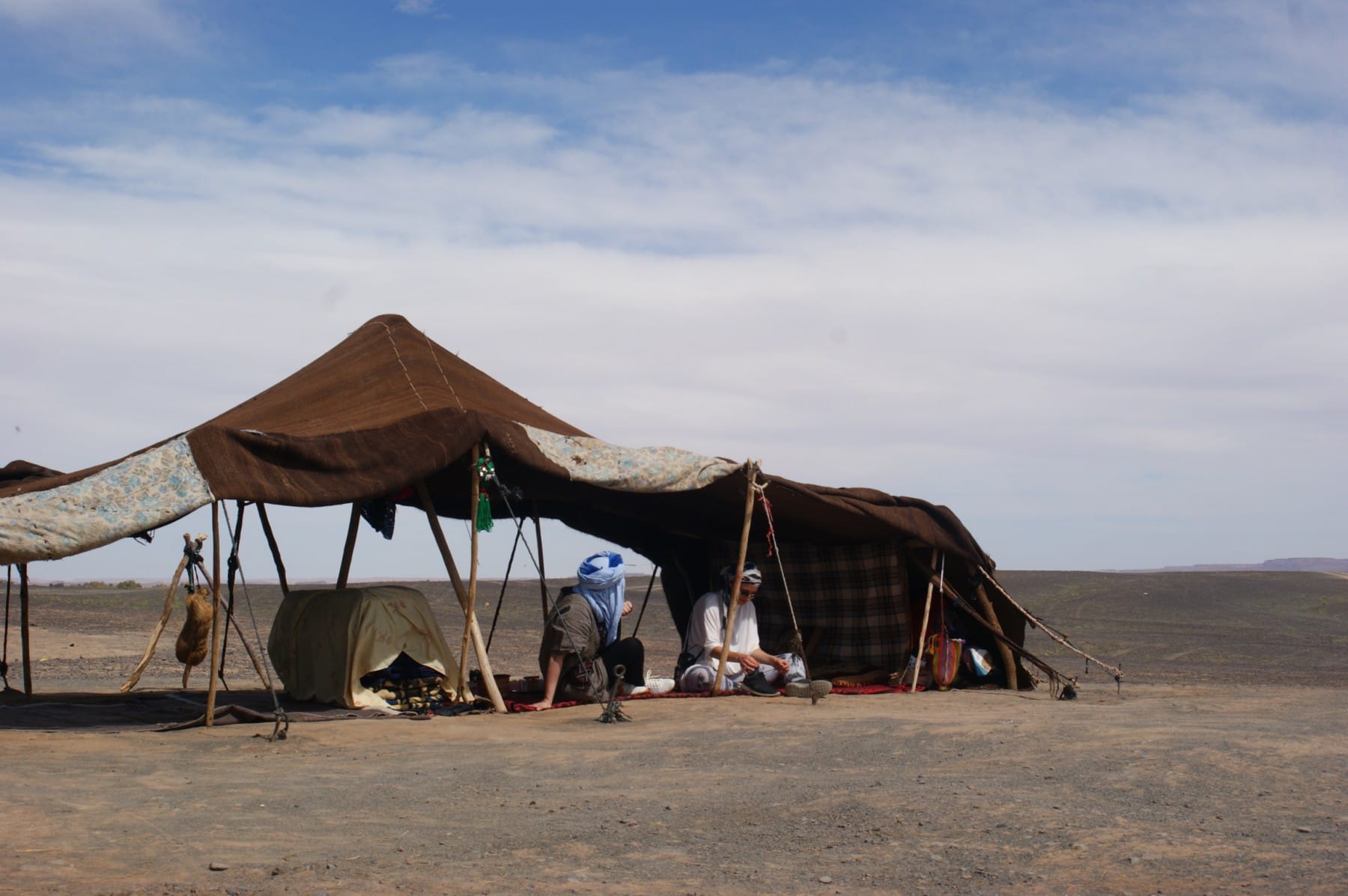 Nomad Berber tents Erg Chebbi Sahara desert Morocco_Source NOSADE - NOSADE