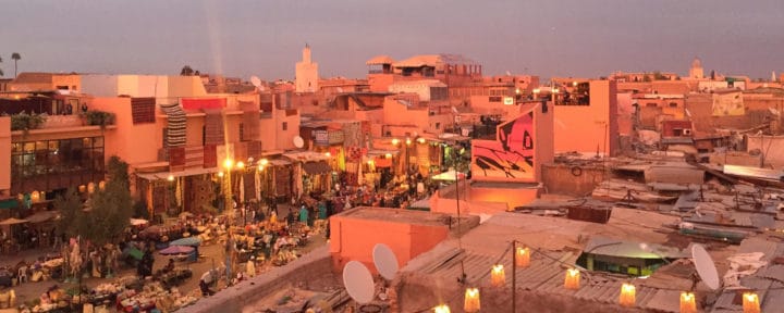 Yoga Retreat Marrakech sunset_Source NOSADE