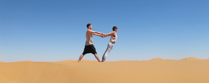 Yoga skillful movement Yoga Retreats Sahara Desert Morocco_Source NOSADE